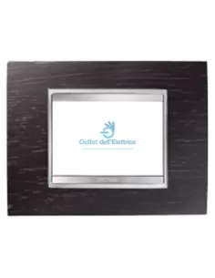 Gewiss GW16203LW lux 3p plaque wengé